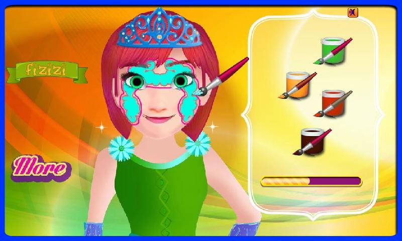 Princess Tiffany Face Art