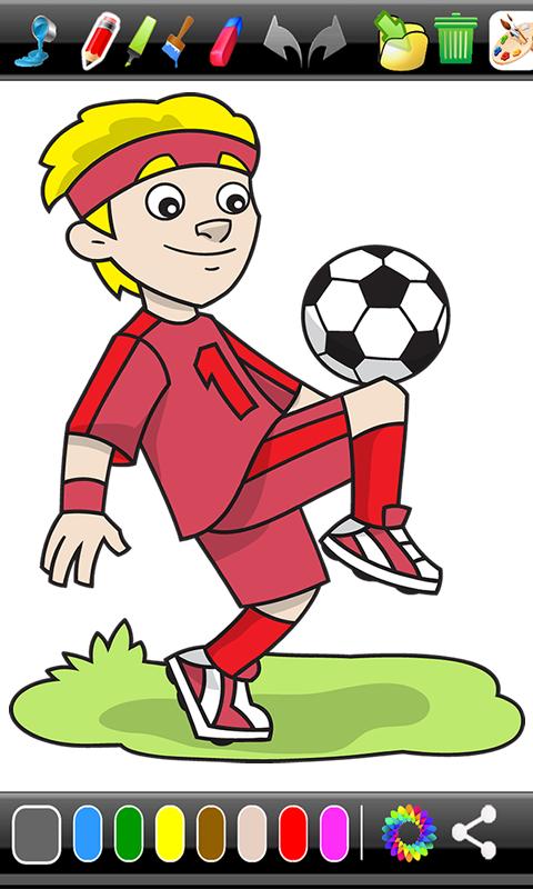 Sports Coloring Game