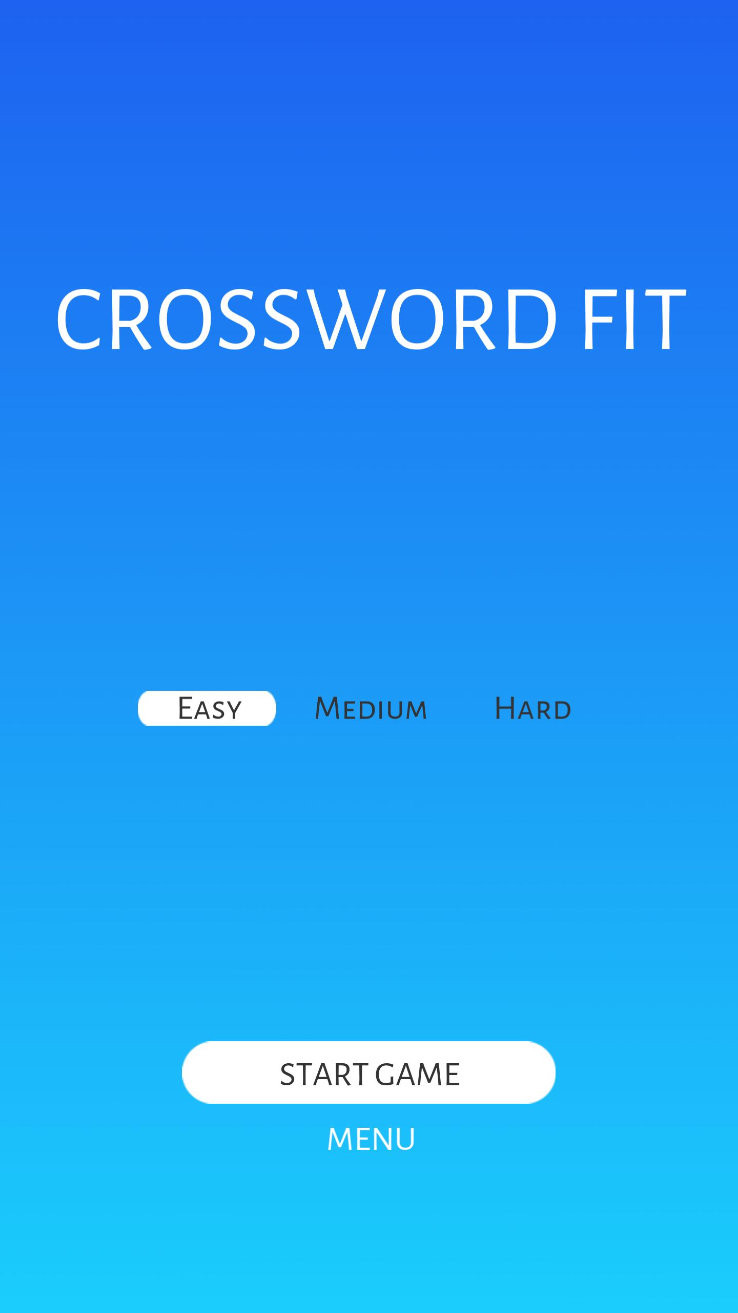 Crossword Fit - Word fit game