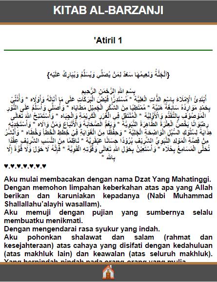 Al Barzanji Terjemah