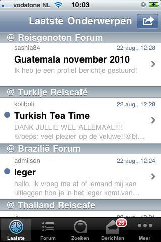 Wereldwijzer Reisforums