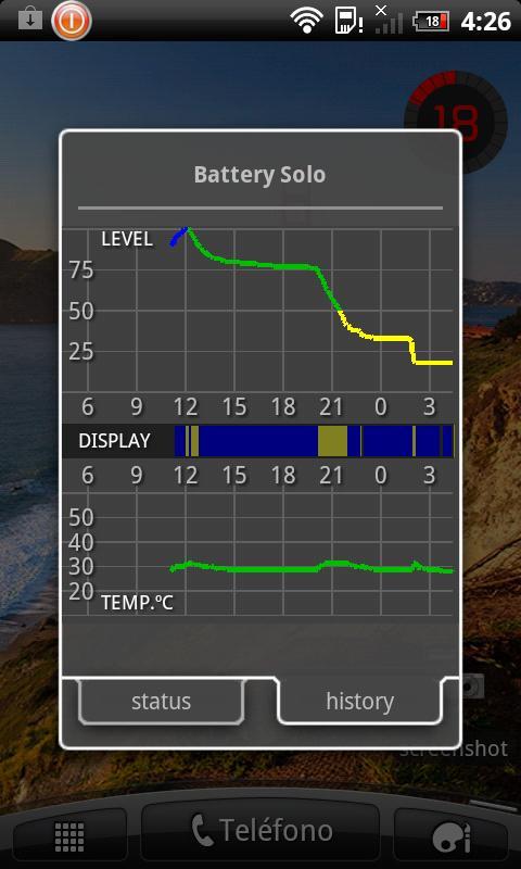 Battery Solo Widget