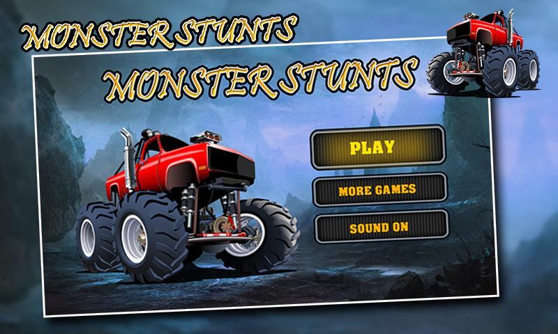Monster Truck Racing Stunts