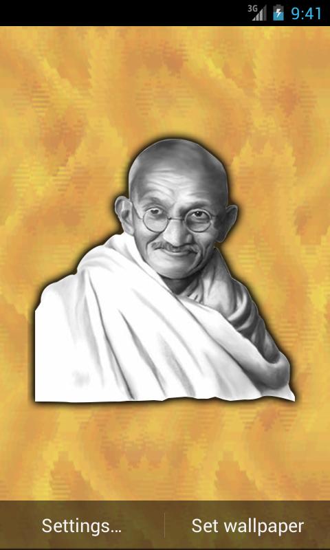 Mahatma Gandhi Live Wallpaper