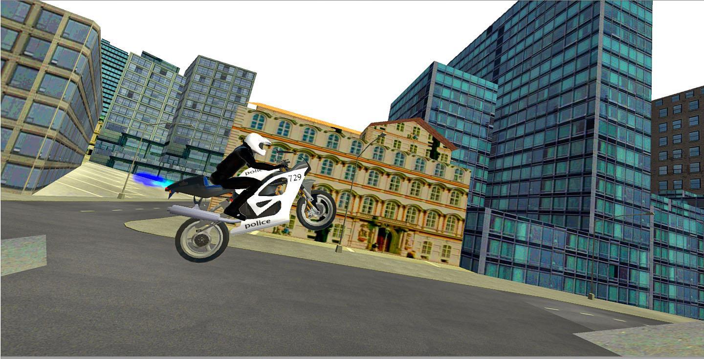 Police Bike Stunt 3D
