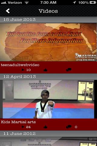 Masters Tae Kwon Do Academy