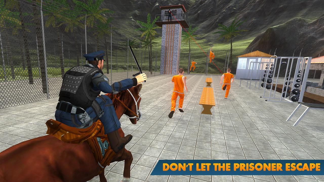 Prison Escape Police Horse Sim