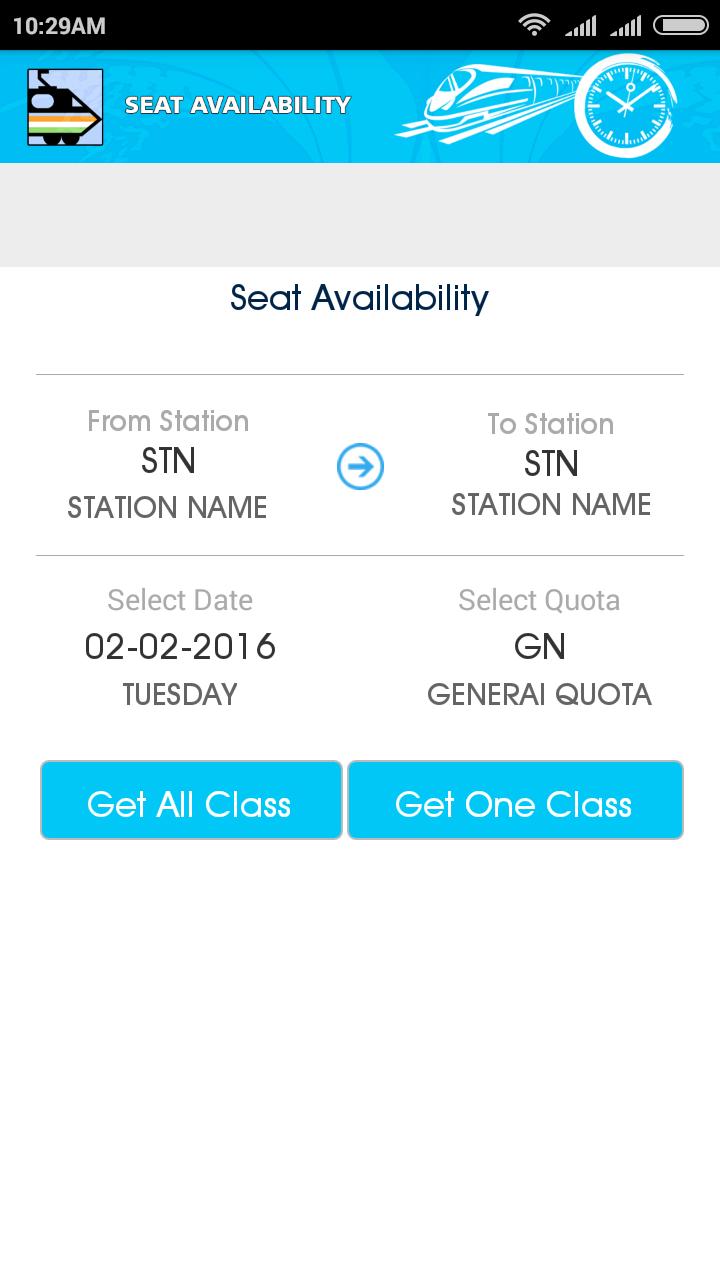 Tatkal IRCTC Status