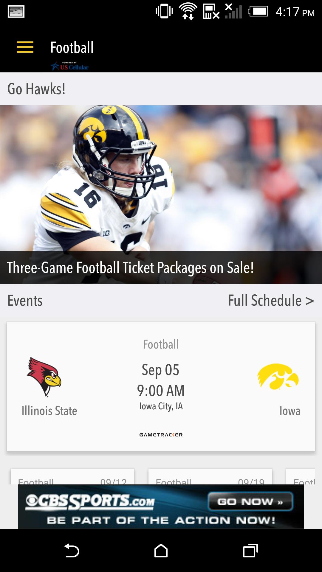 hawkeyesports.com Gameday LIVE