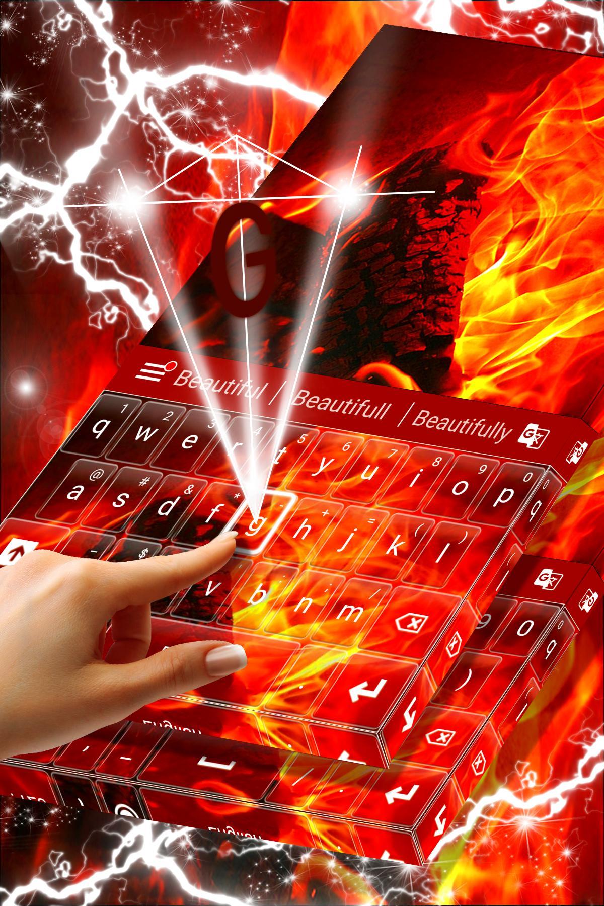 Flame Keyboard Theme