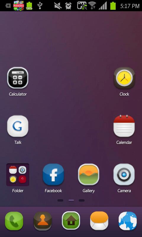 Gradient icon theme