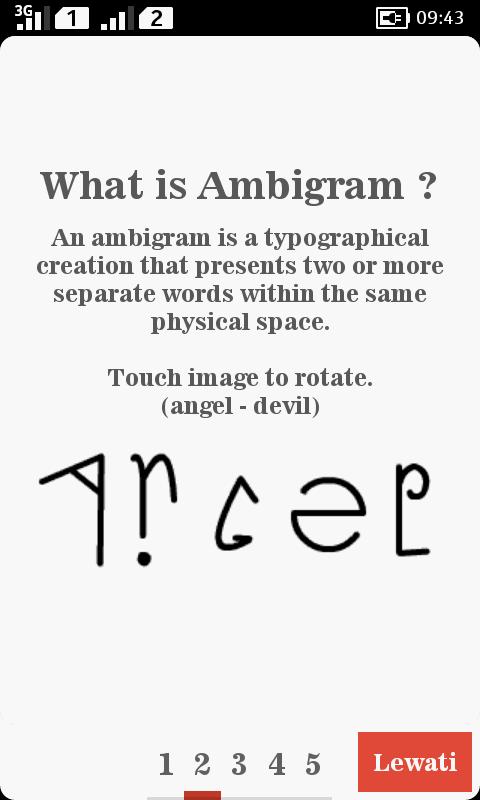 Ambimatic Ambigram Generator