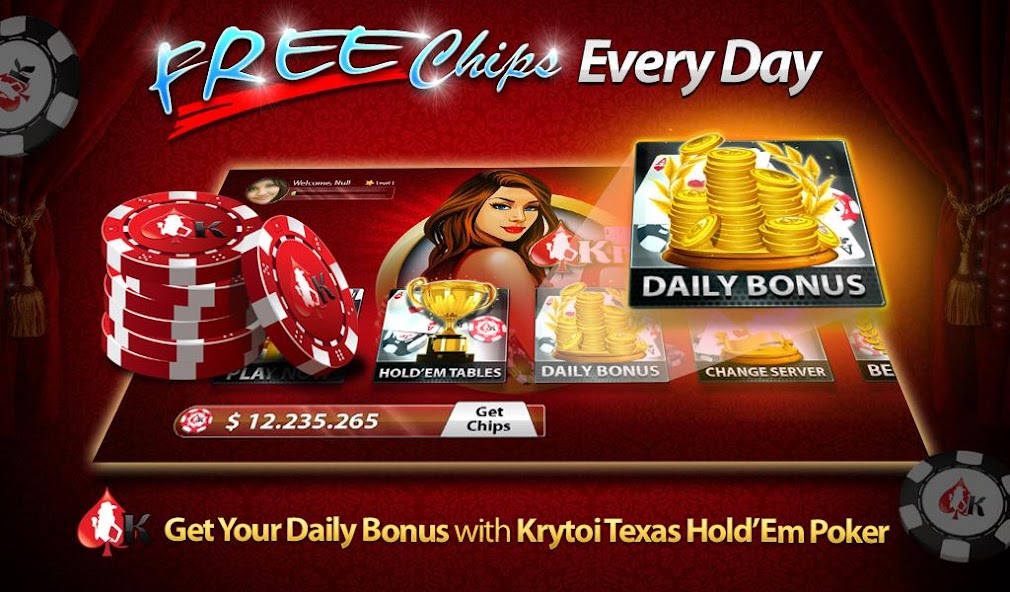 Krytoi Texas HoldEm Poker