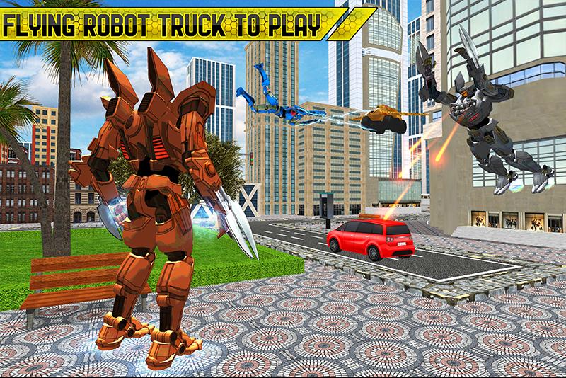 Flying Robot Truck: Real Transforming
