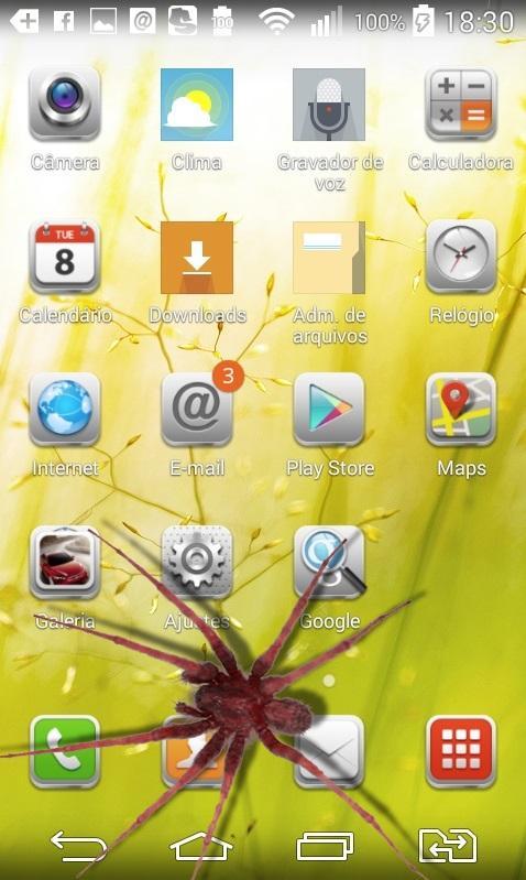 Spider on screen Joke