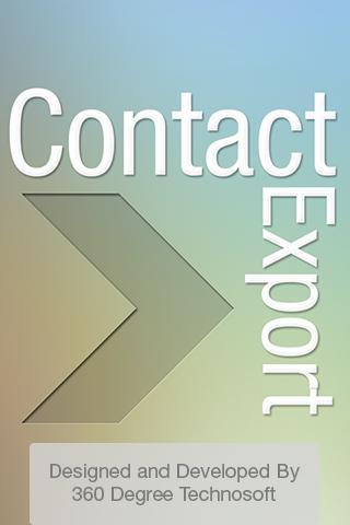Contacts Backup & Export