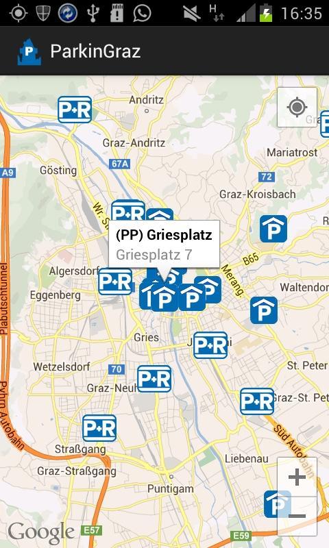 Parking and Park&Ride in Graz