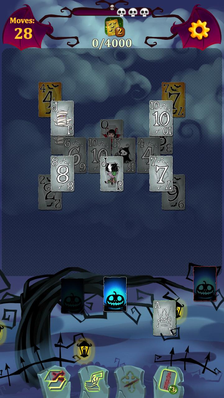 Solitaire Halloween Game