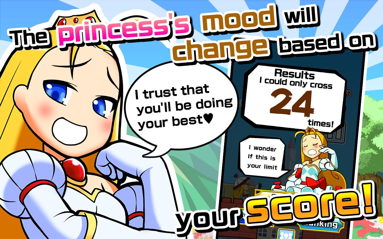 Please Cross, Princess!