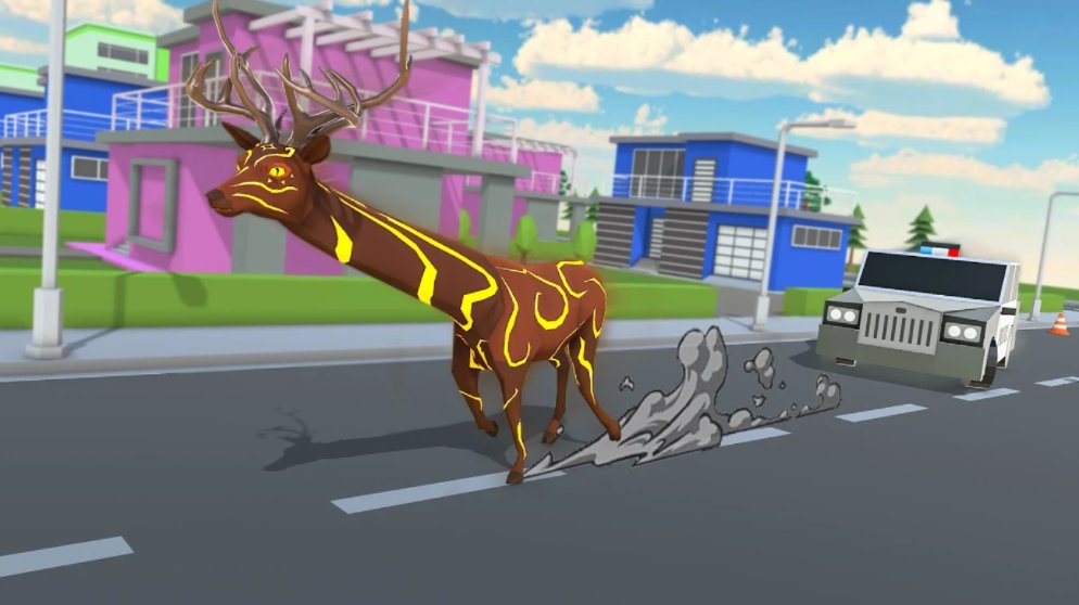 Deer Funny Fighting Simulator - Goat Animal Game