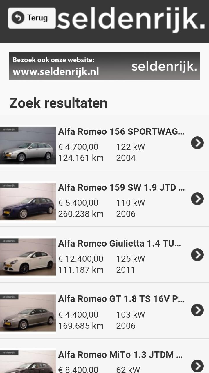 Seldenrijk OccasionApp