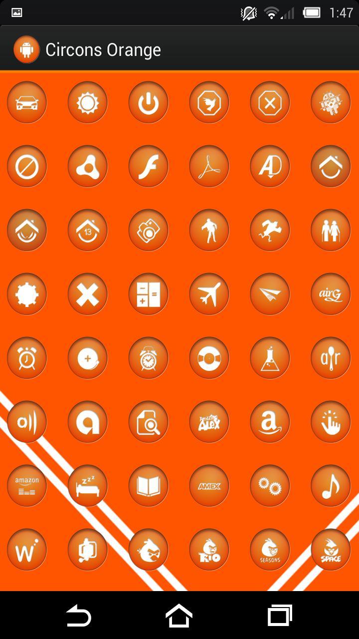 Circons Orange Icon Pack