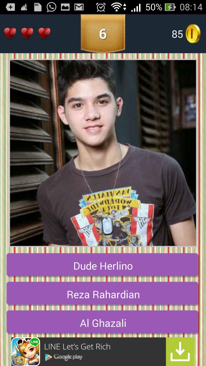 Tebak Gambar Artis Ganteng