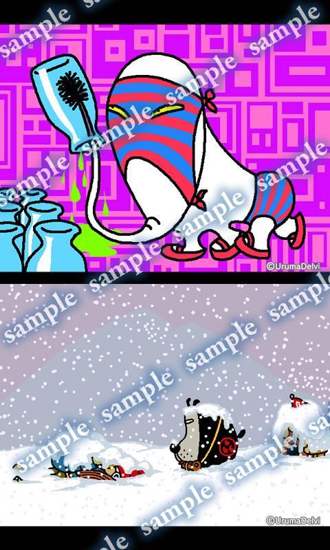 Daily Cartoon010 LWP & Clock