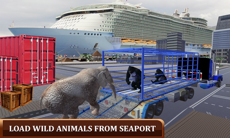 Animal Transporter Cargo Ship