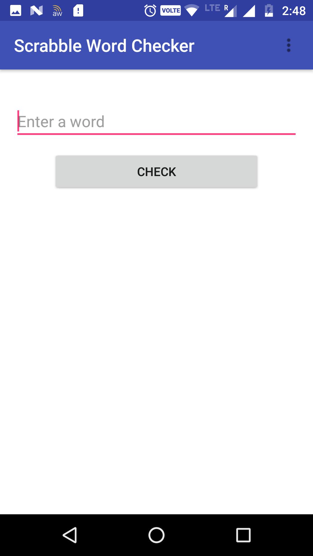 Scrabble Word Checker