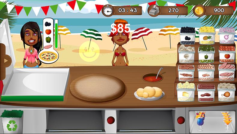Food Trucks Pizza Game