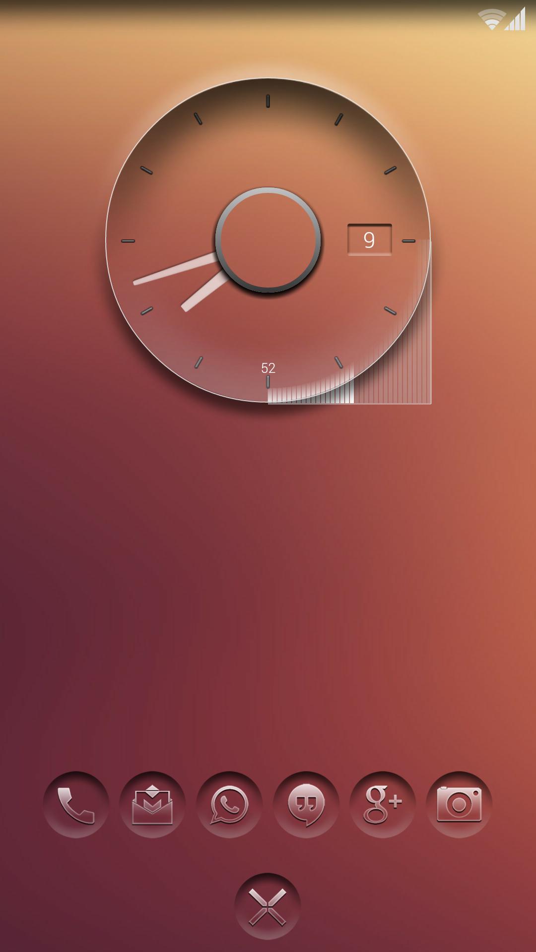 K-clock - analog clock zooper