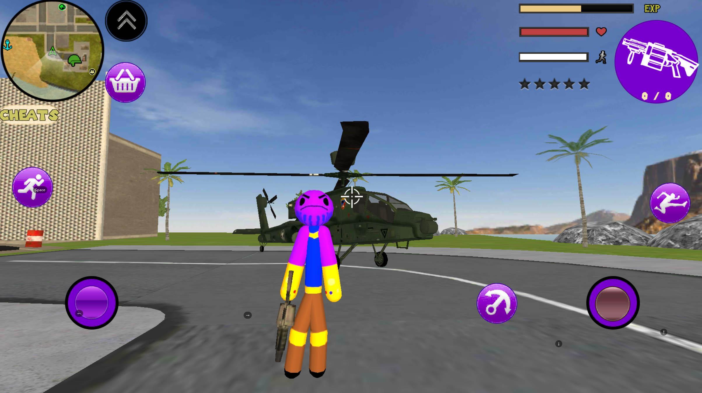 Thanos Stickman Rope Hero Infinity Batte War