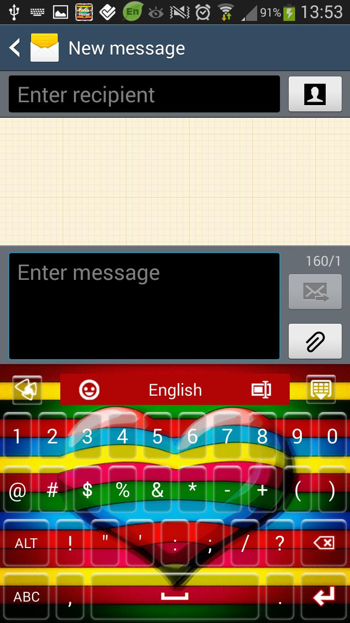 GO Keyboard Color Heart