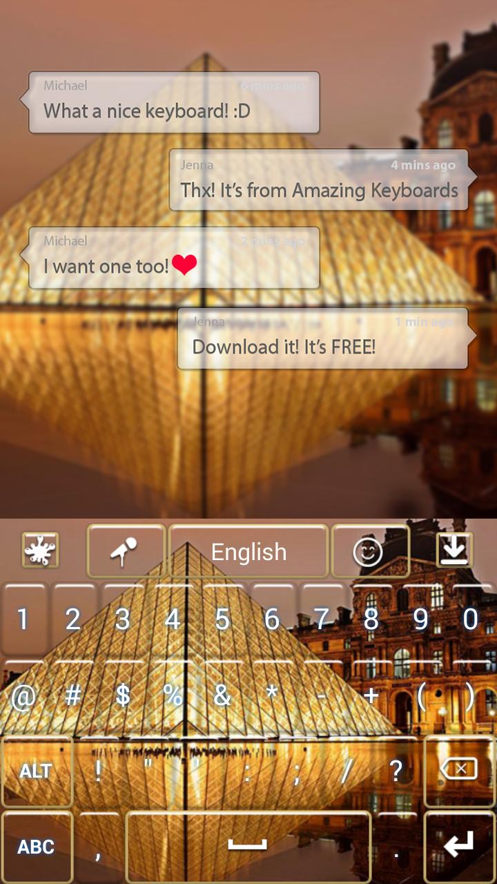 Paris Night GO Keyboard