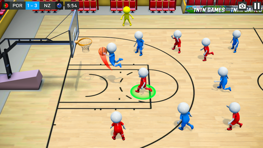 Stickman Basketball Games 3D