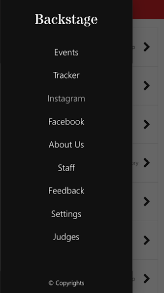 Backstage Competition
