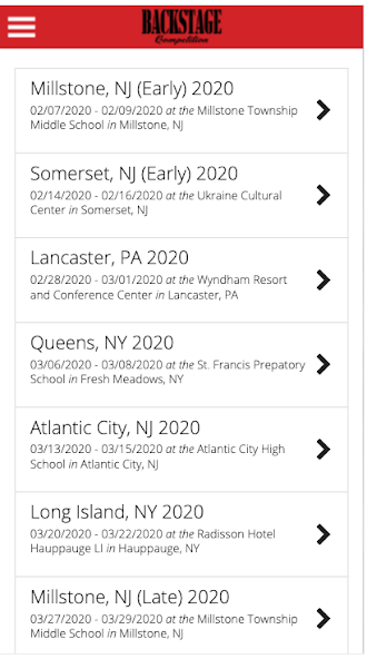 Backstage Competition