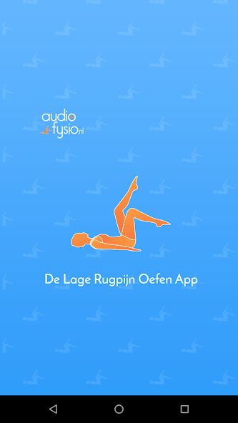 AudioFysio Low Back Pain App