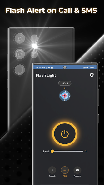 LED Flashlight - Flash Alert