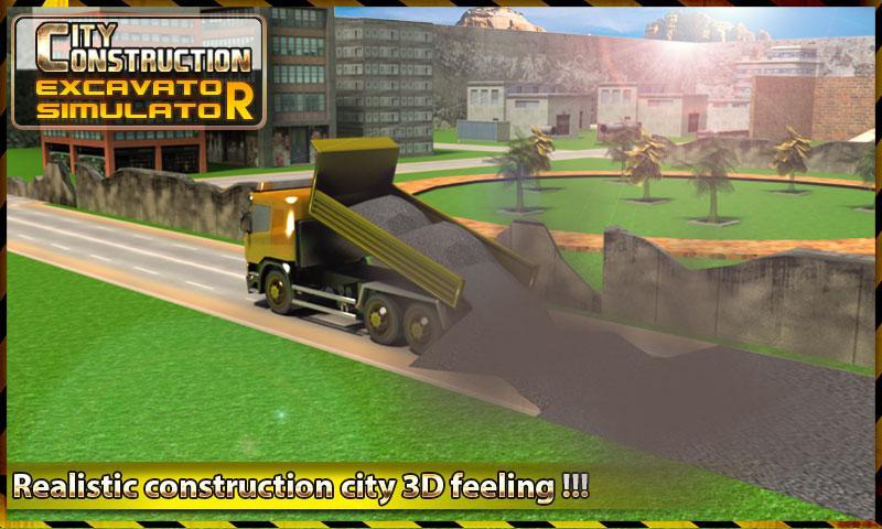 City Construction Excavator 3D