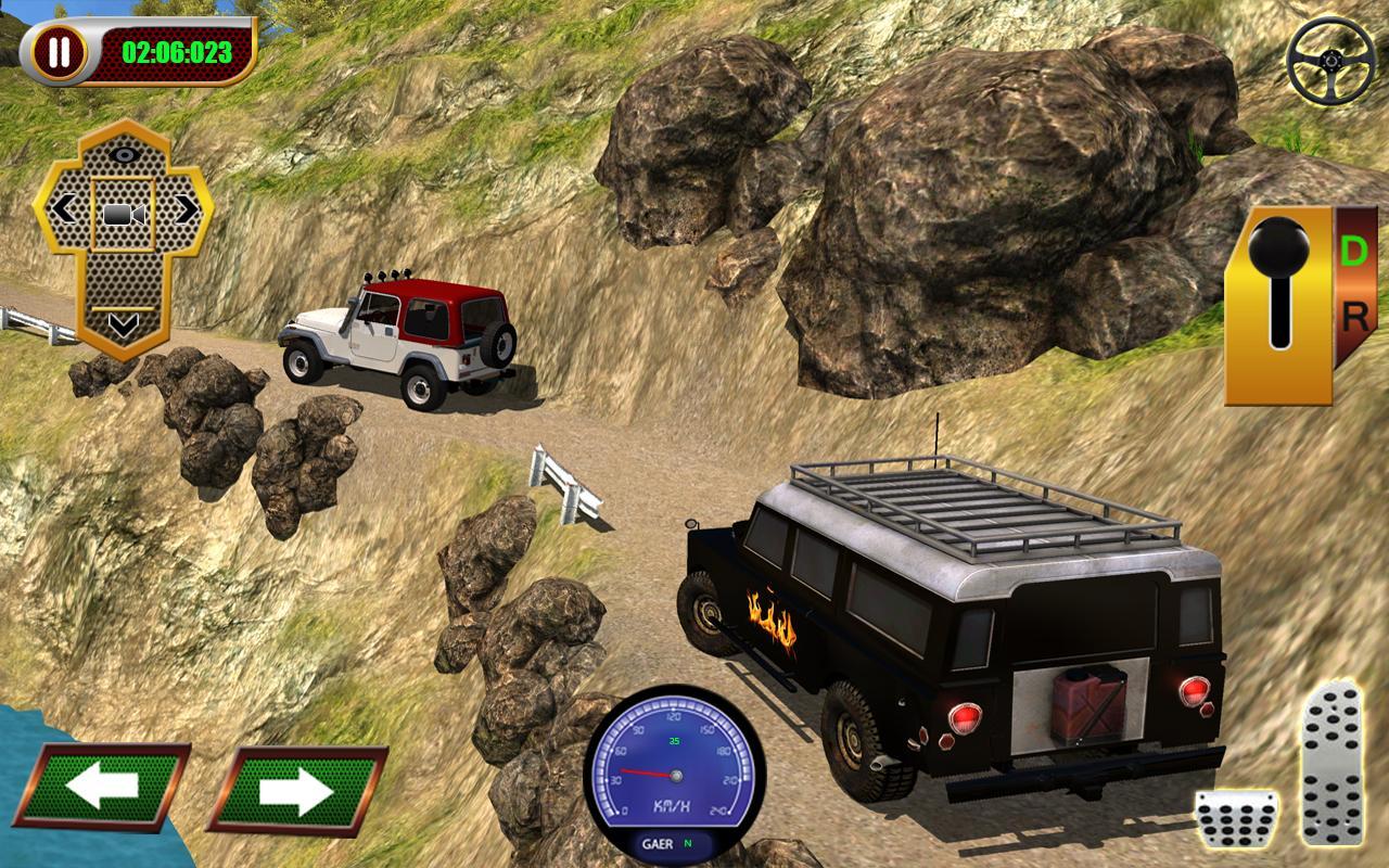 Offroad Jeep mountain climb 3d