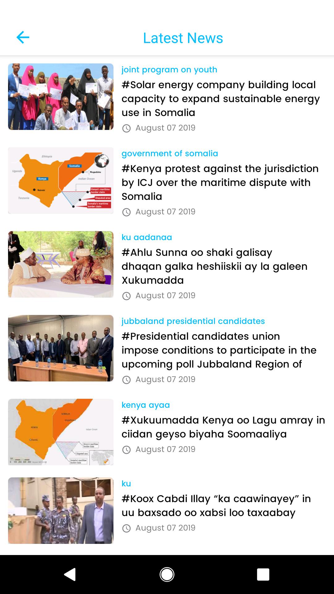 Axadle Get Latest News From Horn of Africa