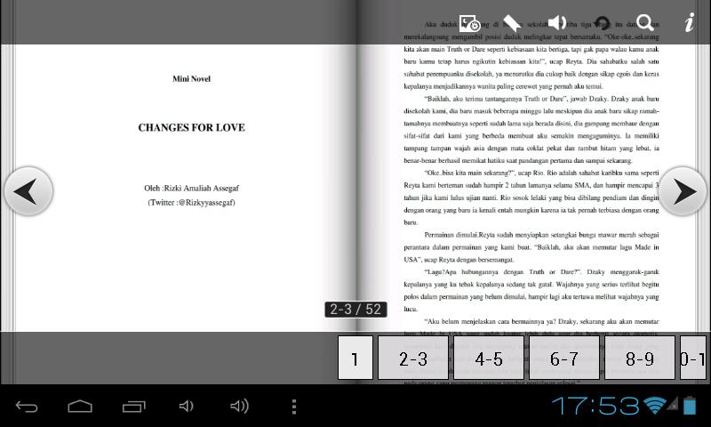 Novel Changes For Love