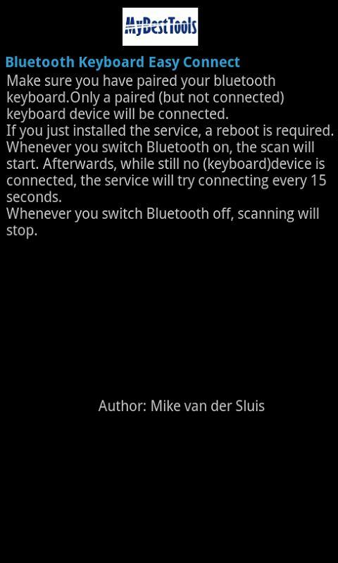 Bluetooth Keyboard Easyconnect