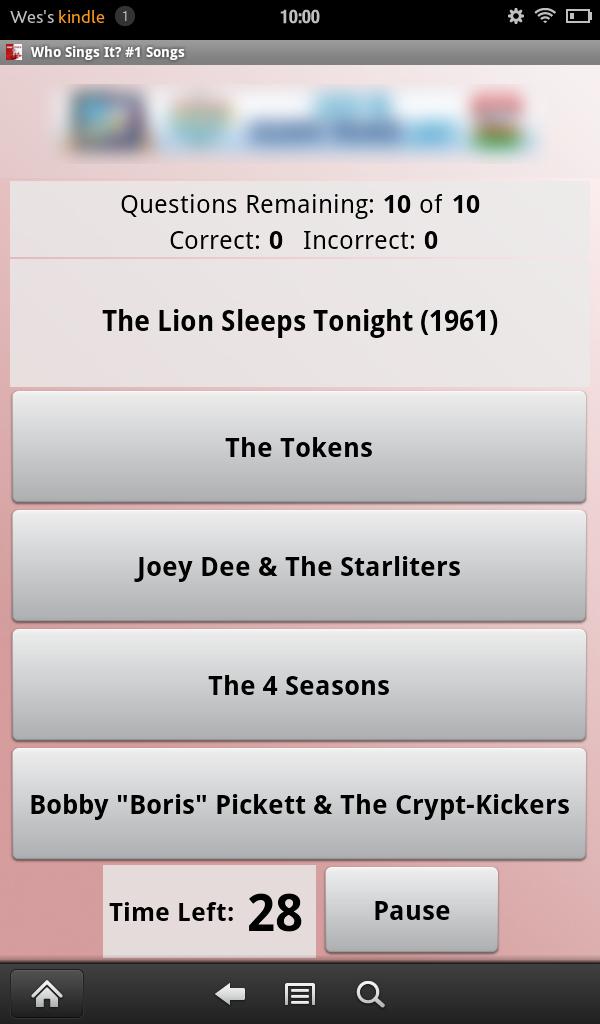 Who Sings It?  #1 Hits