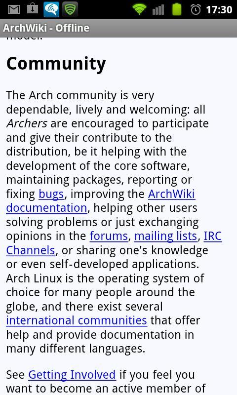 AWOL: ArchWiki Offline
