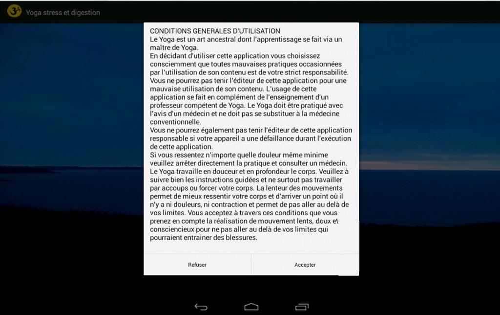 Yoga anti-stress et digestion