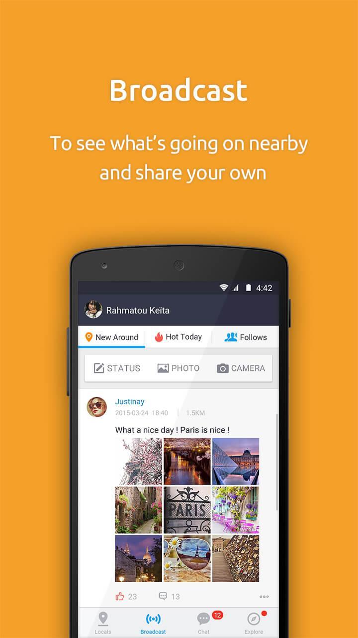 Palmchat for pad-Chat, Love !