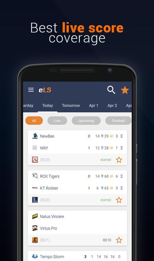 eSports LiveScore